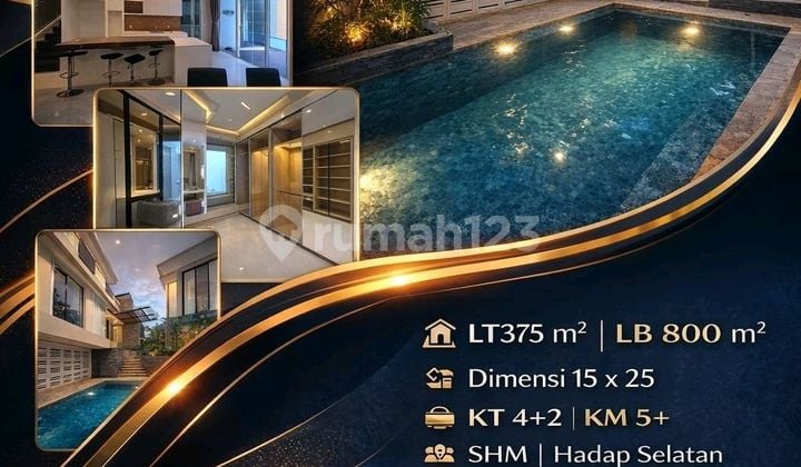 Rumah Mewah Full Furnished 3 Lantai Siap Huni di Bukit Golf Citraland Utama