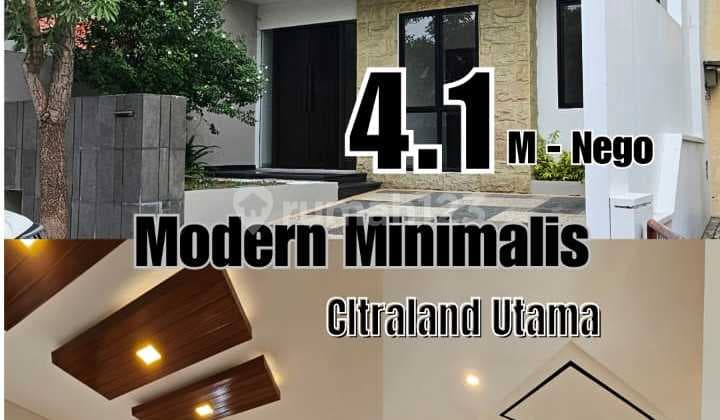 Rumah Baru Style Modern Minimalis di International Village, Citraland Utama