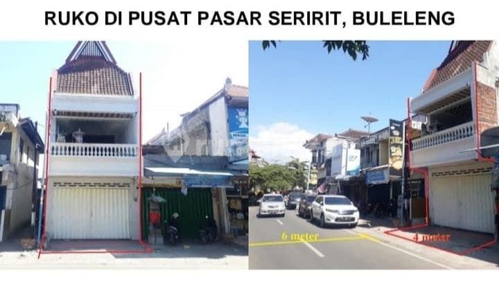 2-storey shophouse ready for business on Jl. Letjen Suprapto, Seririt, Buleleng
Strategic Location:
6 Meter Asphalt Road Row
In the Seririt Economic Center
Near Public Facilities
Specifications:
Land Area: 283m²
Building Area: 500m²
Level: 2 Floors
K