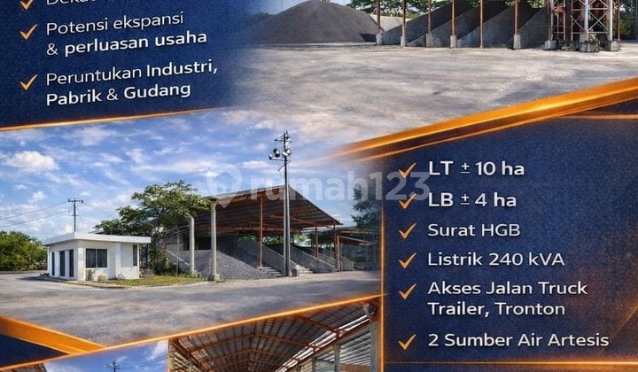 Di Jual Ex Pabrik Siap Pakai di Pasuruan Jawa Timur, Dekat Pintu Tol Probolinggo