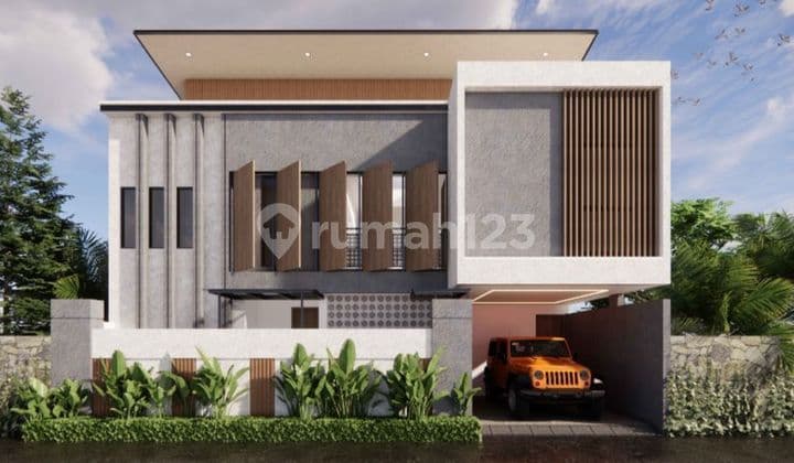 Villa Mewah Dalam Pembangunan Dengan Pemandangan Sawah Di Buduk - Badung