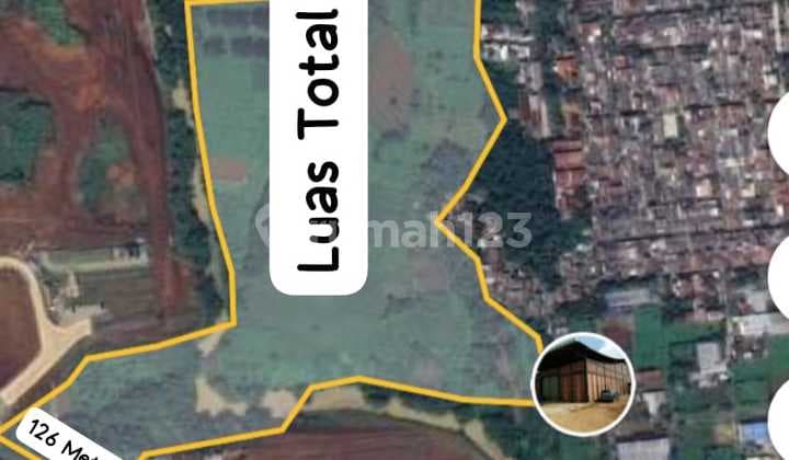 Tanah 25Ha Kerjasama di Jalan Alternatif Sentul