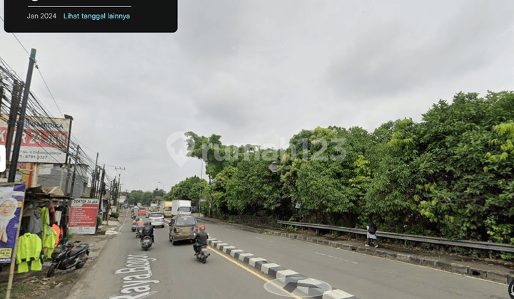 Lahan 3,1Ha Pinggir Jl Raya Bogor NJOP 8Jt/M Dijual 5Jt/M