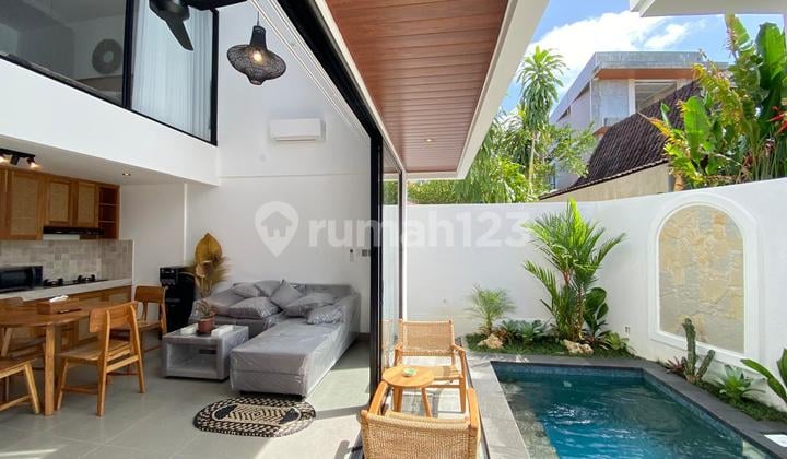 Villa Cantik Modern 1 Kamar di Munggu dengan Private Pool