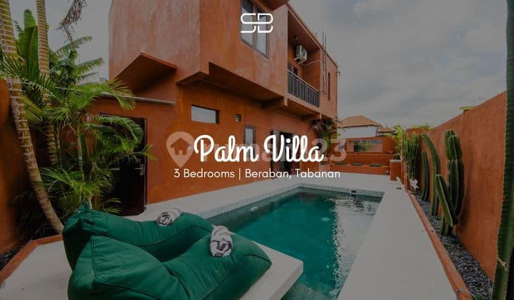 Villa Cantik di Nyanyi 3 Bedrooms Fully Furnished