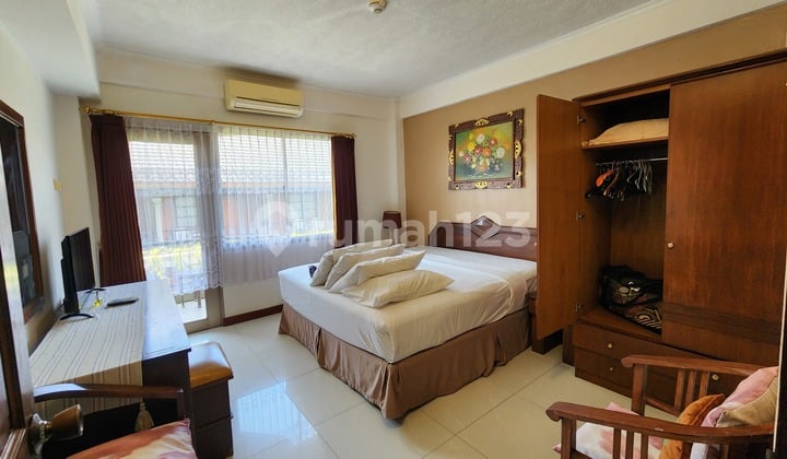 Apartement 1 Kamar di Pantai Seminyak dan Legian Full Furnished