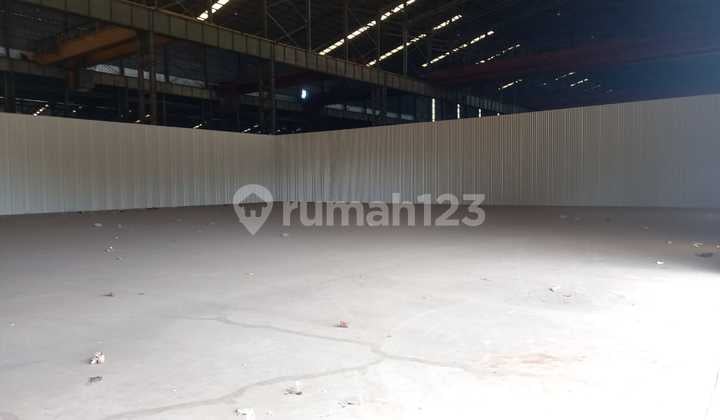 Disewakan Gudang ex Pabrik di Bekasi