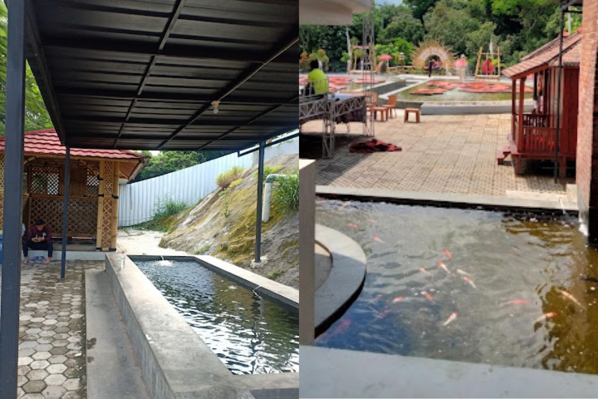 Merilekskan diri di kolam ikan.jpg