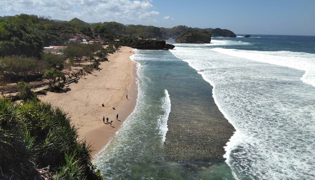 Pantai Watu Kodok, Destinasi Wisata Cantik di Gunungkidul