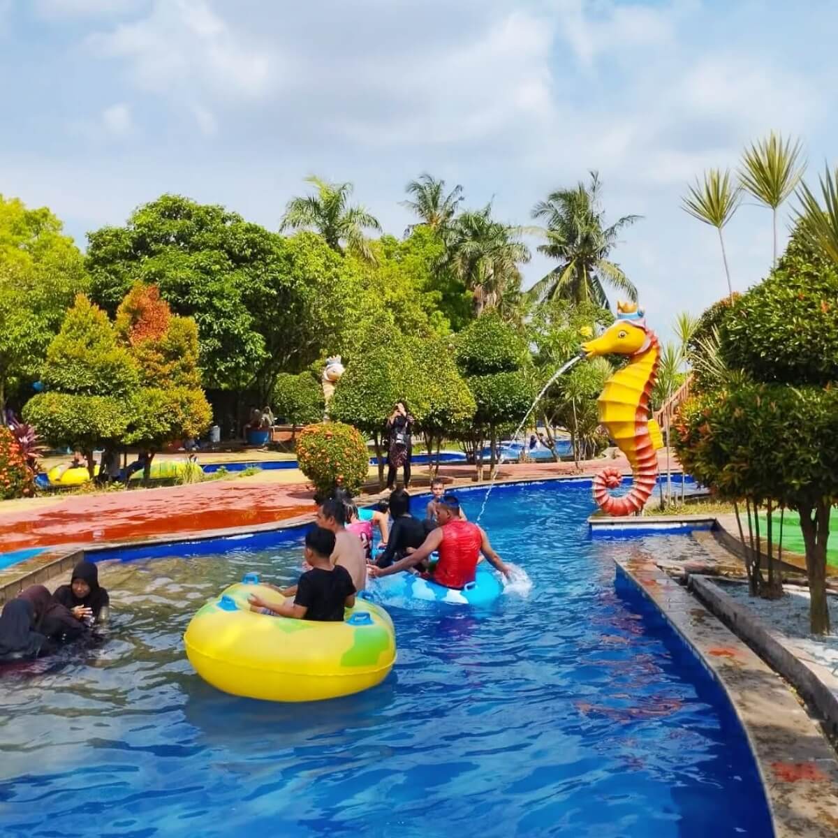 kolam arus di kww cilegon